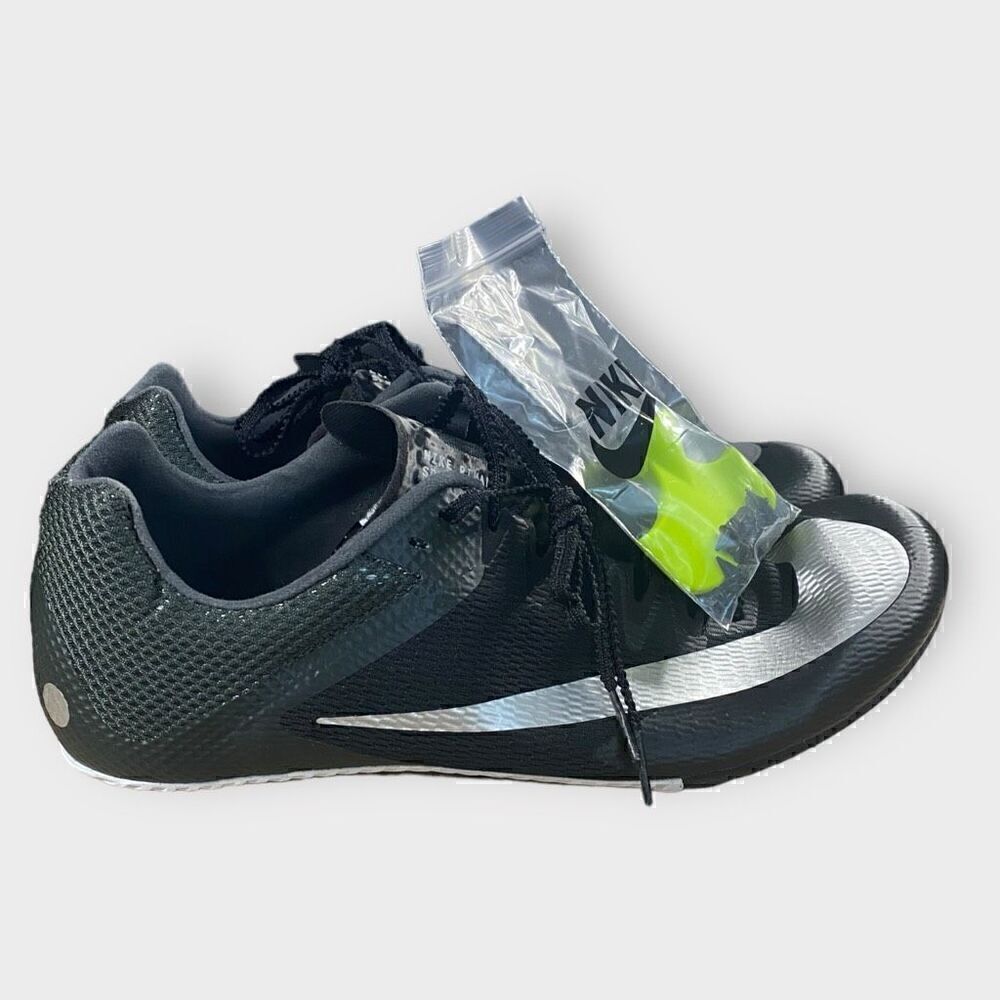 Nike Zoom Rival Sprint Track Spikes Black Silver DC8753-001 Mens size 11 New